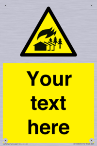 Custom Warning: Large scale fire zone